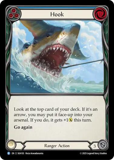 Flesh & Blood TCG High Seas Hook SEA103 Rare