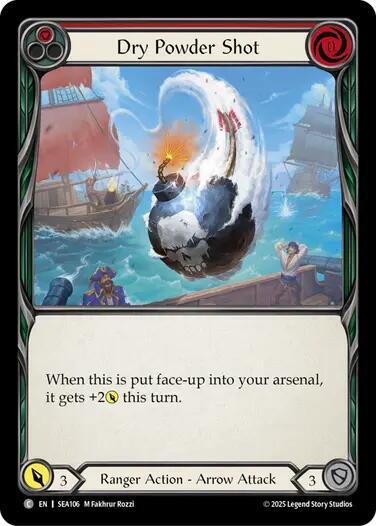 Flesh & Blood TCG High Seas Dry Powder Shot SEA106 Common