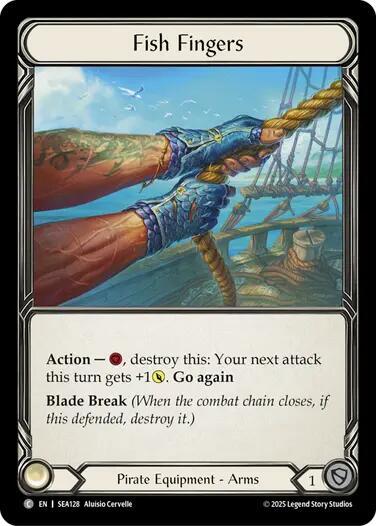 Flesh & Blood TCG High Seas Fish Fingers SEA128 Common