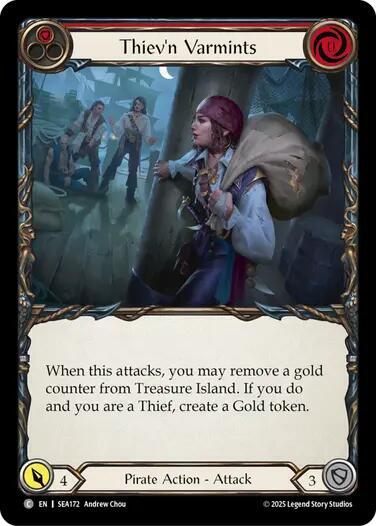 Flesh & Blood TCG High Seas Thiev'n Varmints SEA172 Common Near Mint