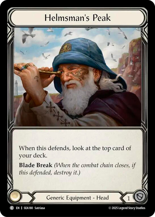 Flesh & Blood TCG High Seas Helmsman's Peak SEA180 Common