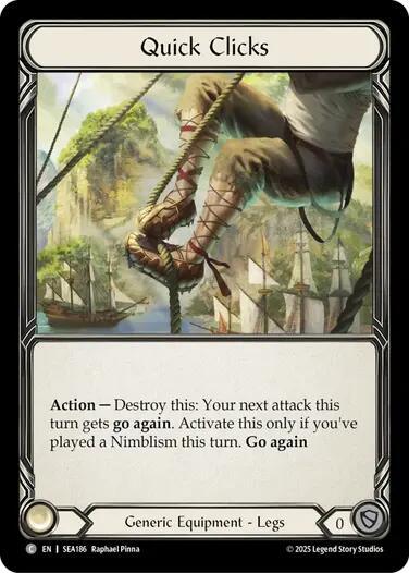 Flesh & Blood TCG High Seas Quick Clicks SEA186 Common