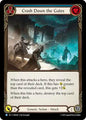 Flesh & Blood TCG High Seas Crash Down the Gates (Blue) SEA200 Rare Rainbow Foil