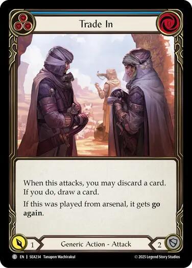 Flesh & Blood TCG High Seas Trade In (Blue) SEA234 Common Near Mint