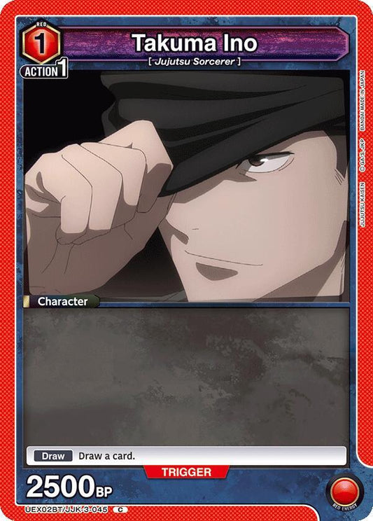 Union Arena UEX02BT: Jujutsu Kaisen Vol.2 Takuma Ino UEX02BT/JJK-3-045 Common