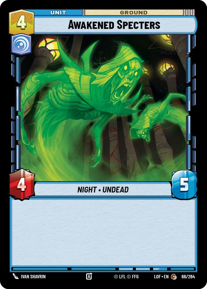 Star Wars: Unlimited Legends of the Force Awakened Specters 066/264 Common