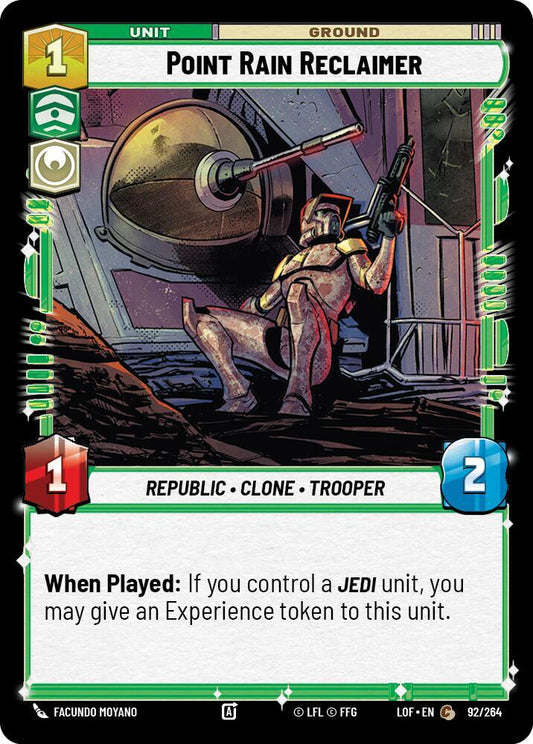 Star Wars: Unlimited Legends of the Force Point Rain Reclaimer 092/264 Common