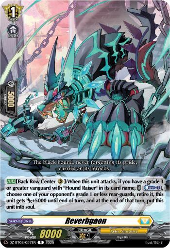 Cardfight Vanguard DZ-BT08: Knights 0f Rebirth Reverbgaon  DZ-BT08/057EN - R