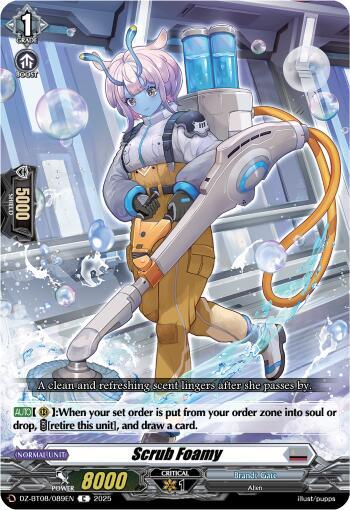 Cardfight Vanguard DZ-BT08: Knights 0f Rebirth Scrub Foamy DZ-BT08/089EN C