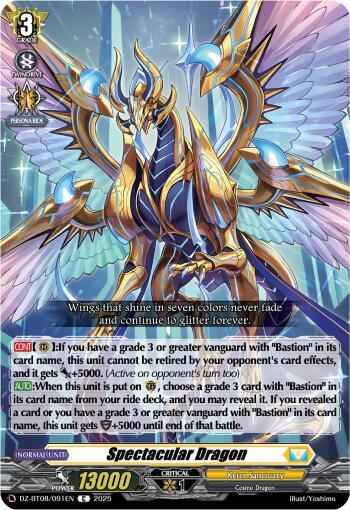 Cardfight Vanguard DZ-BT08: Knights 0f Rebirth Spectacular Dragon  DZ-BT08/091EN - C