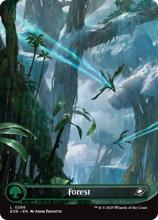 Magic: The Gathering Cards Edge of Eternities Forest (0266) (Borderless)  L
