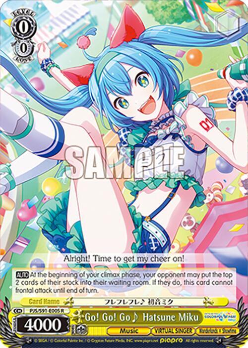 Weiss Schwarz HATSUNE MIKU: COLORFUL STAGE! Go! Go! Go~ Hatsune Miku Rare