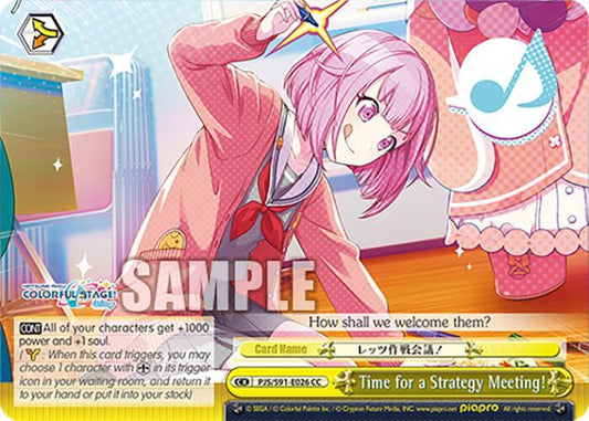 Weiss Schwarz HATSUNE MIKU: COLORFUL STAGE! Time for a Strategy Meeting! Climax Common