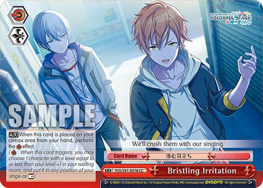 Weiss Schwarz HATSUNE MIKU: COLORFUL STAGE! Bristling Irritation Climax Common