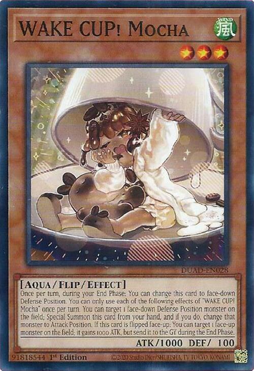 YuGiOh Duelist's Advance WAKE CUP! Mocha DUAD-EN028 Common Near Mint 1st Edition