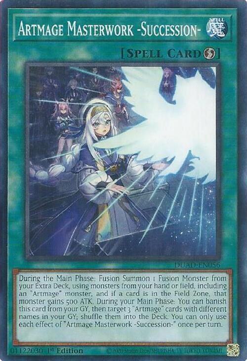 YuGiOh Duelist's Advance Artmage Masterwork -Succession- DUAD-EN056 Common Near Mint 1st Edition