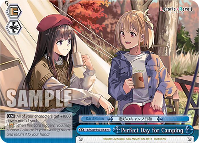 Weiss Schwarz Lycoris Recoil Premium Booster Perfect Day for Camping LRC-WE47-E53 N Normal Near Mint