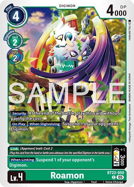 Digimon TCG Cyber Eden Roamon BT22-050 C Common