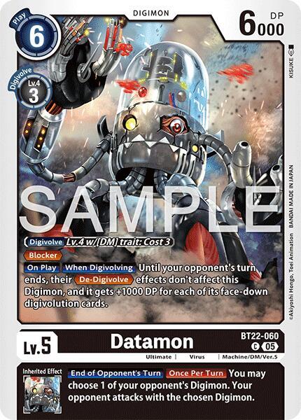 Digimon TCG Cyber Eden Datamon BT22-060 C Common