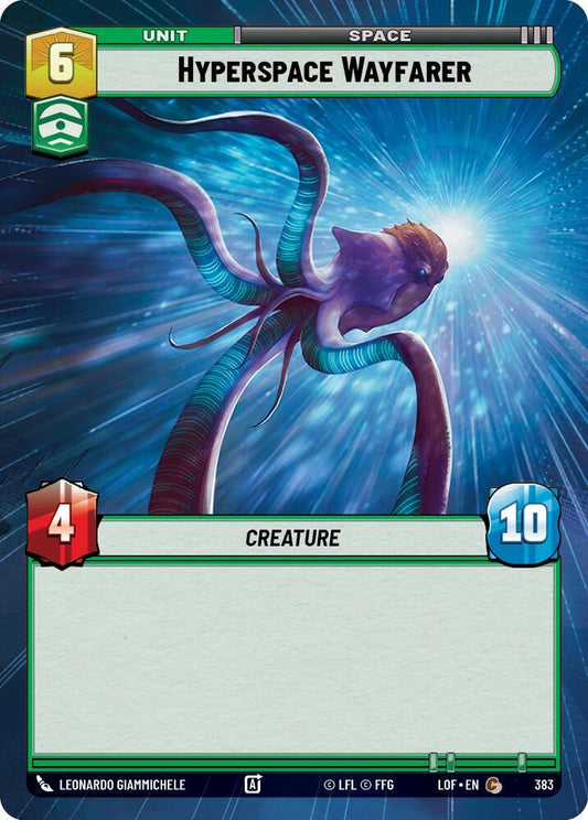 Star Wars Unlimited Legends of the Force Hyperspace Wayfarer (Hyperspace) 383 Common