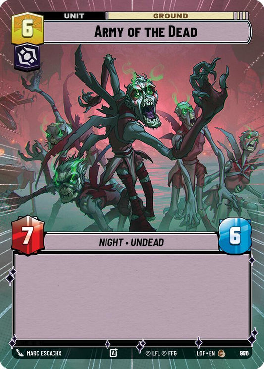 Star Wars: Unlimited Legends of the Force Army of the Dead (Foil) 738 Common
