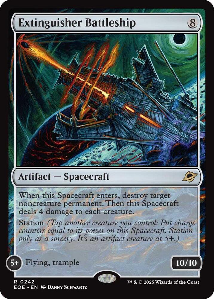 Magic: The Gathering Cards Edge of Eternities Extinguisher Battleship  R