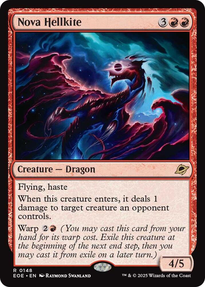 Magic: The Gathering Cards Edge of Eternities Nova Hellkite  R