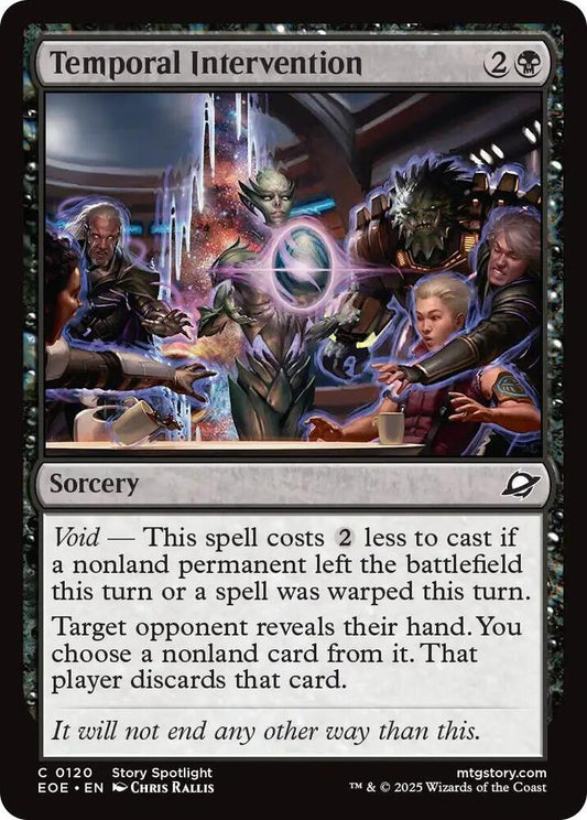 Magic: The Gathering Cards Edge of Eternities Temporal Intervention  C