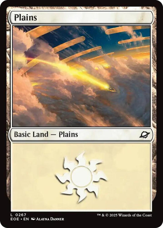 Magic: The Gathering Cards Edge of Eternities Plains (0267)  L Foil