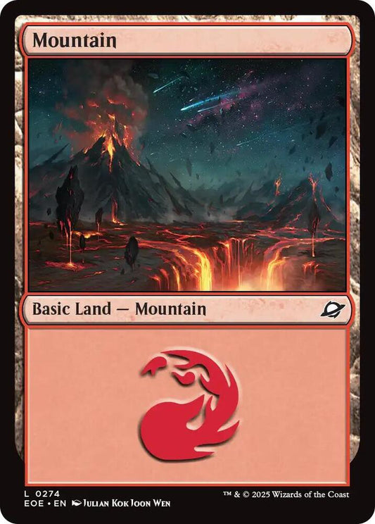 Magic: The Gathering Cards Edge of Eternities Mountain (0274)  L