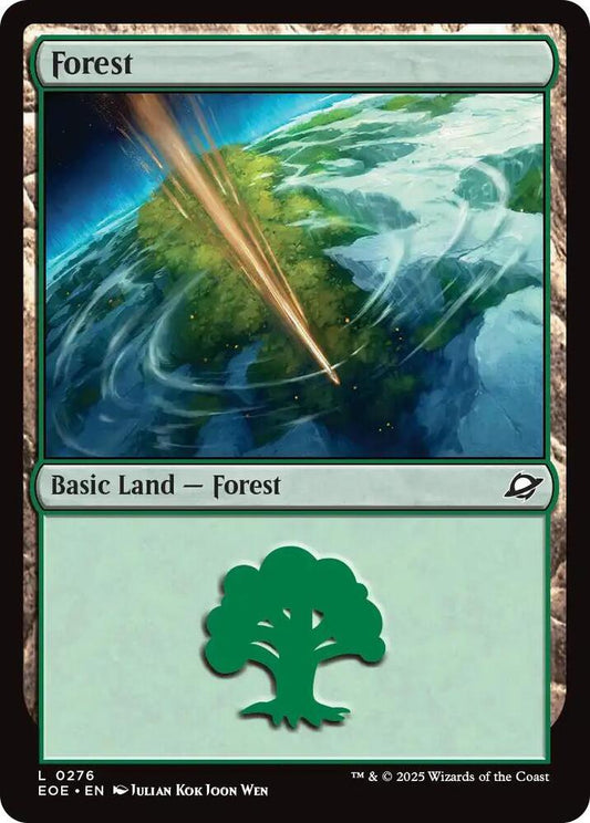 Magic: The Gathering Cards Edge of Eternities Forest (0276)  L Foil