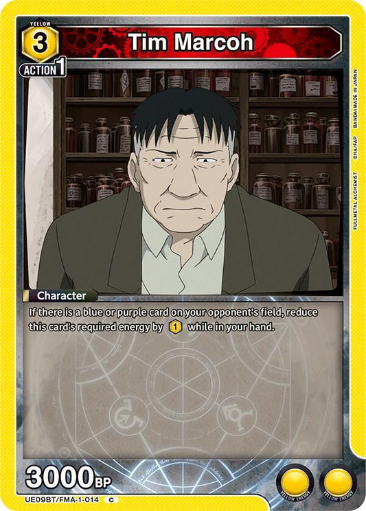 Union Arena UE09BT: FULLMETAL ALCHEMIST Tim Marcoh UE09BT/FMA-1-014 Common