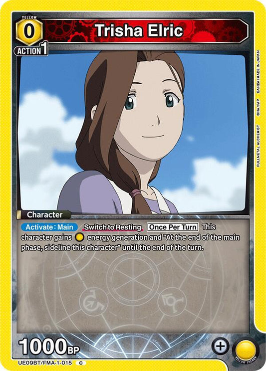 Union Arena UE09BT: FULLMETAL ALCHEMIST Trisha Elric UE09BT/FMA-1-015 Common