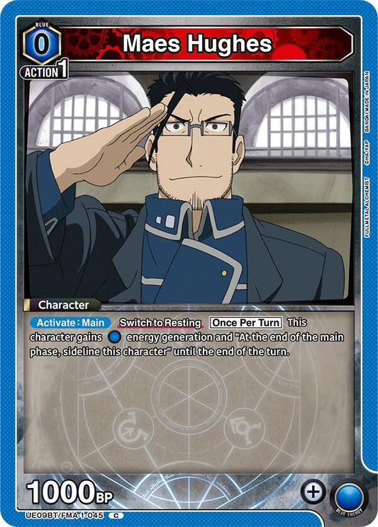 Union Arena UE09BT: FULLMETAL ALCHEMIST Maes Hughes (045) UE09BT/FMA-1-045 Common