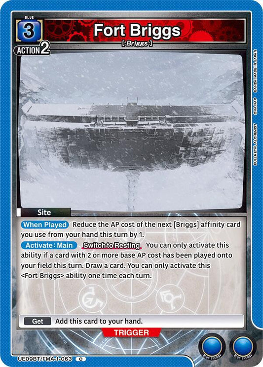 Union Arena UE09BT: FULLMETAL ALCHEMIST Fort Briggs UE09BT/FMA-1-063 Common