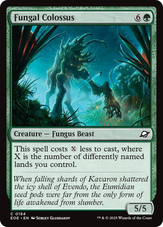 Magic: The Gathering Cards Edge of Eternities Fungal Colossus  C