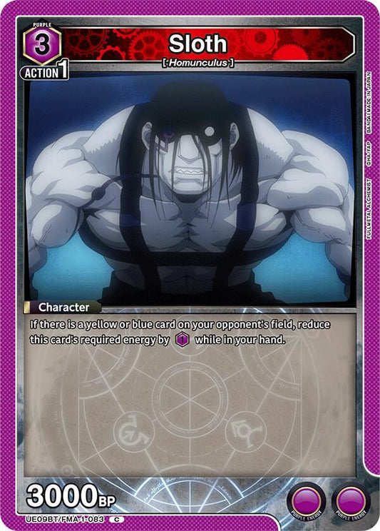 Union Arena UE09BT: FULLMETAL ALCHEMIST Sloth UE09BT/FMA-1-083 Common