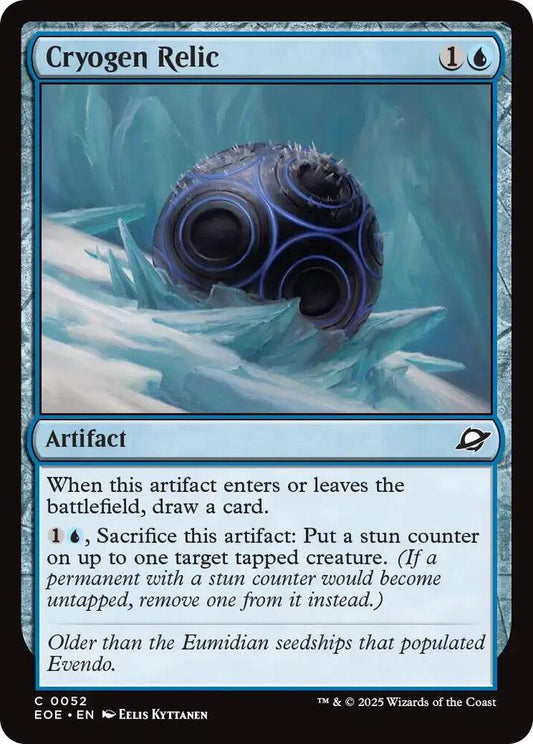 Magic: The Gathering Cards Edge of Eternities Cryogen Relic  C