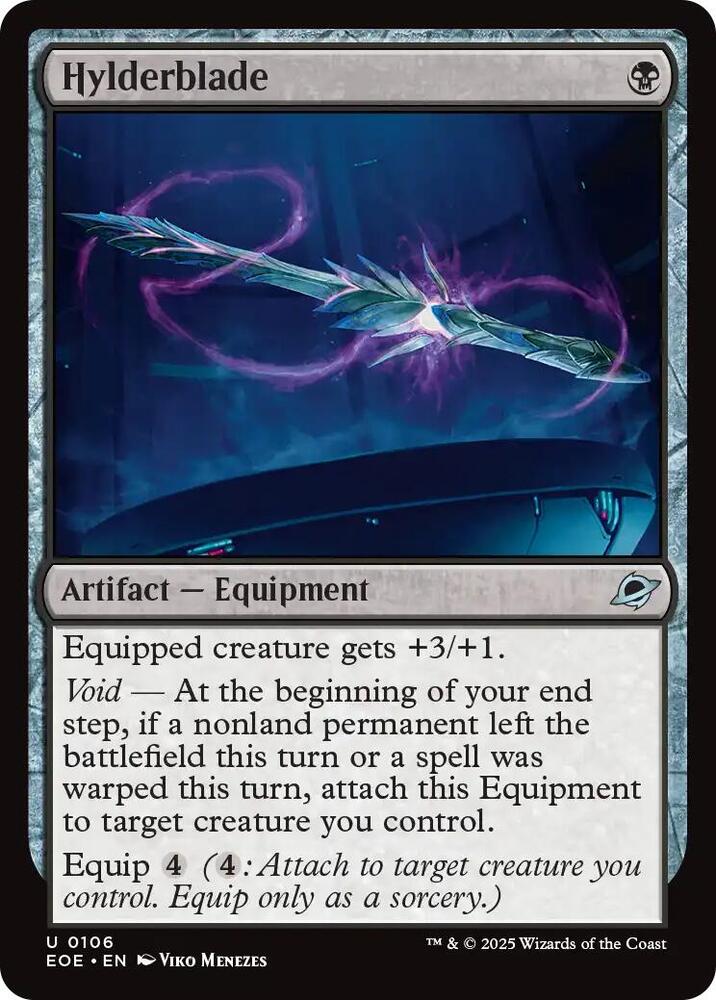 Magic: The Gathering Cards Edge of Eternities Hylderblade  U