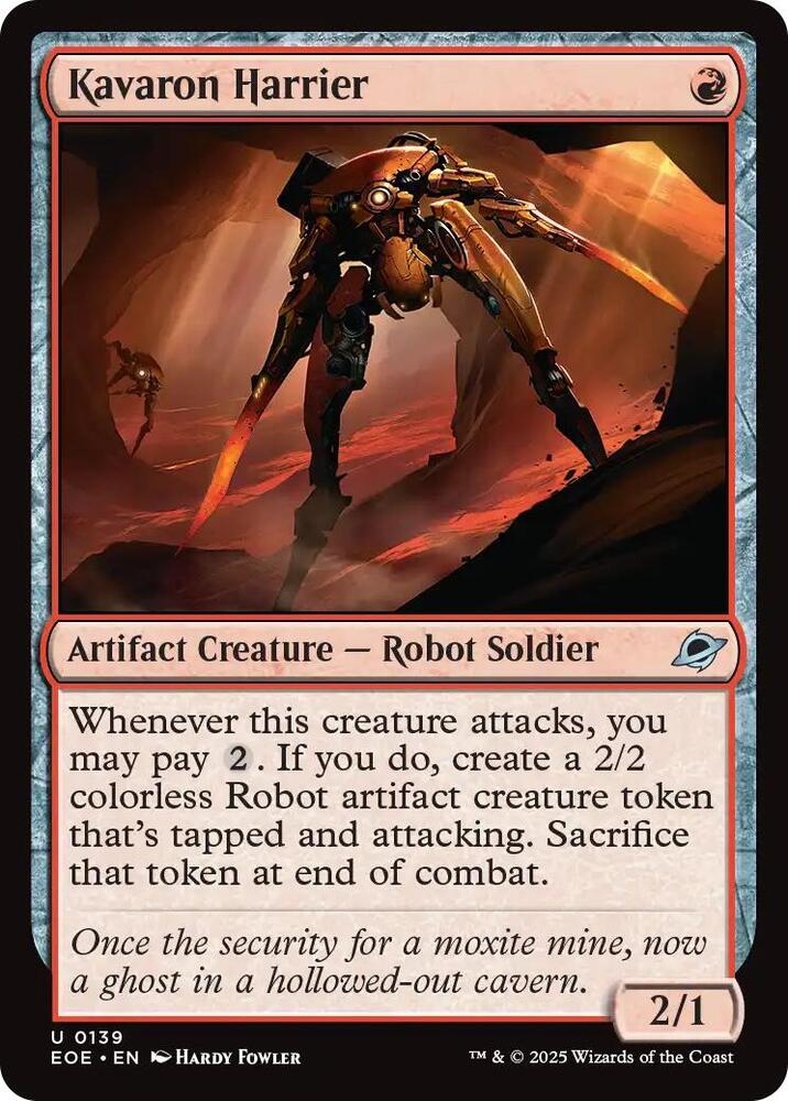 Magic: The Gathering Cards Edge of Eternities Kavaron Harrier  U