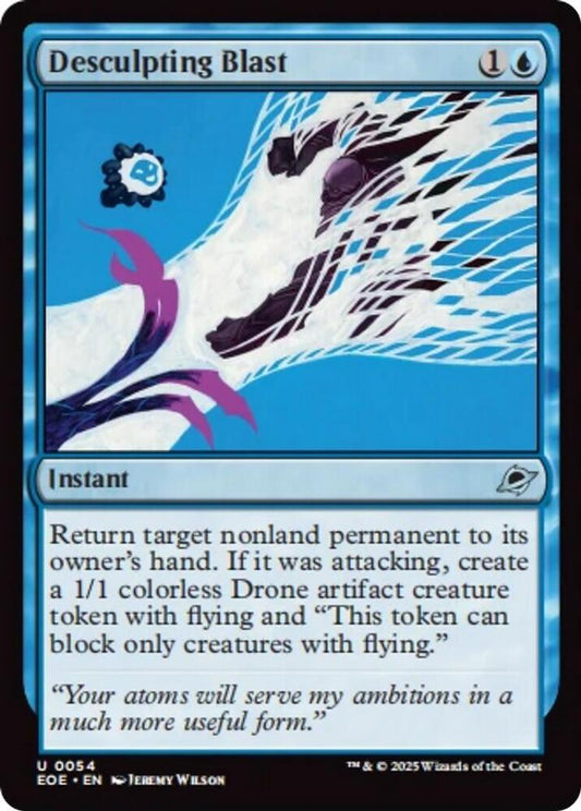Magic: The Gathering Cards Edge of Eternities Desculpting Blast  U