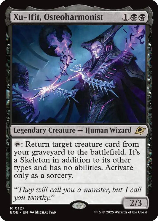 Magic: The Gathering Cards Edge of Eternities Xu-Ifit, Osteoharmonist  R Foil