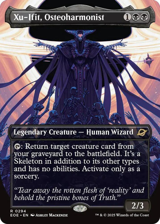Magic: The Gathering Cards Edge of Eternities Xu-Ifit, Osteoharmonist (Borderless)  R