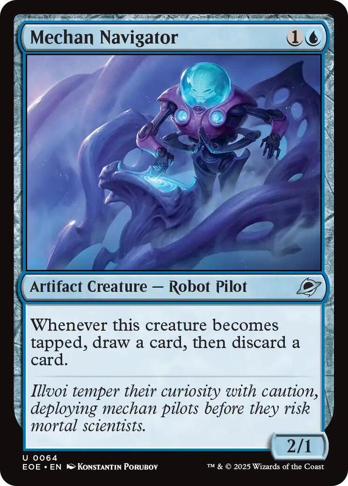 Magic: The Gathering Cards Edge of Eternities Mechan Navigator  U