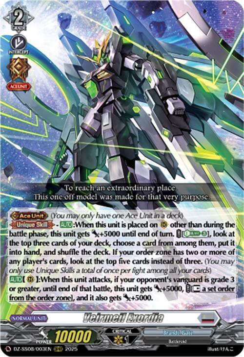 Cardfight Vanguard DZ-SS08: Festival Booster 2025 Veirmeil Exordia