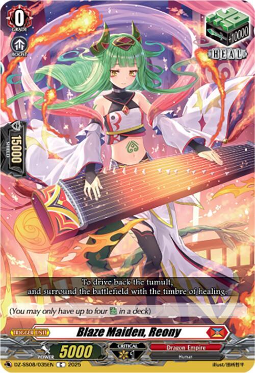 Cardfight Vanguard DZ-SS08: Festival Booster 2025 Blaze Maiden, Reony DZ-SS08/035EN C