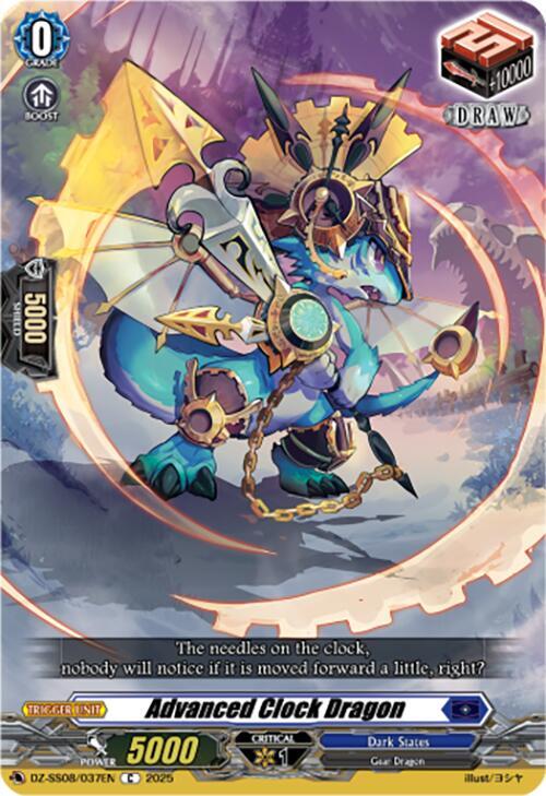Cardfight Vanguard DZ-SS08: Festival Booster 2025 Advanced Clock Dragon  DZ-SS08/037EN - C
