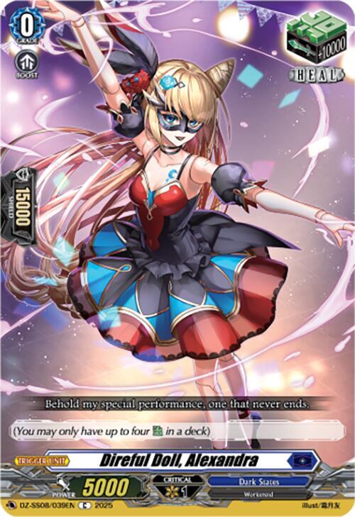 Cardfight Vanguard DZ-SS08: Festival Booster 2025 Direful Doll, Alexandra DZ-SS08/039EN C