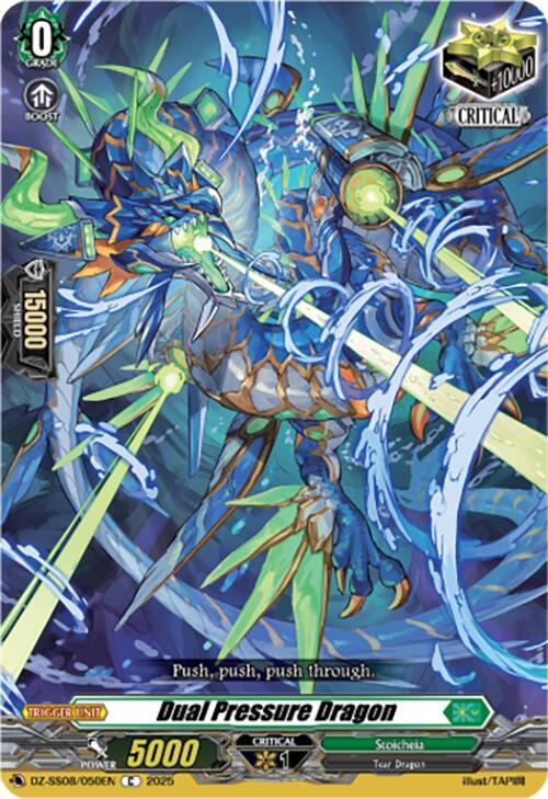 Cardfight Vanguard DZ-SS08: Festival Booster 2025 Dual Pressure Dragon  DZ-SS08/050EN - C