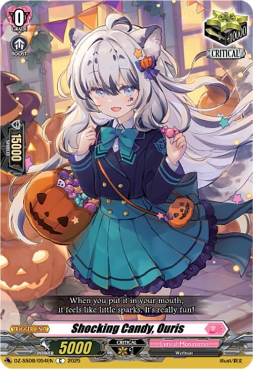 Cardfight Vanguard DZ-SS08: Festival Booster 2025 Shocking Candy, Ouris DZ-SS08/054EN C Near Mint